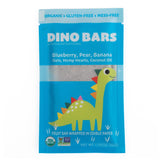 Dino Bars | Organic Fruit Bar for Kids | Organic Toddler Bars and Dinosaur Snacks | Fruit + Oats + Hemp Hearts with Edible Paper | Blueberry Kids Bar
