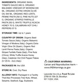 Food To Live Mediterranean Gourmet Gift Basket - Organic Italian Non-GMO Basil Tomato Sauce, Pasta, Balsamic Vinegar of Modena, Extra Virgin Olive