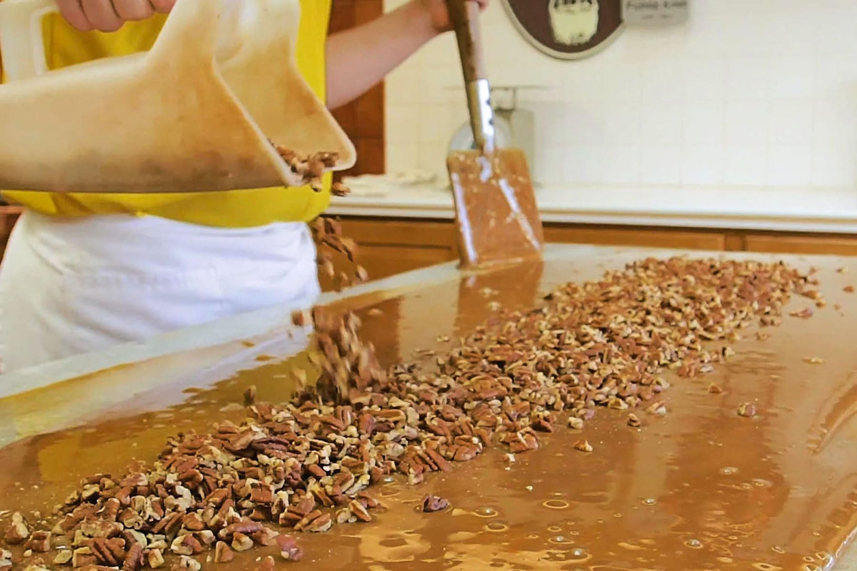 Frankenmuth Fudge Kitchen, Butter Pecan Fudge, Half Pound of Handcrafted Fudge