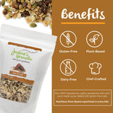 Judine's Granola Healthy Whole Grain Oats, Date and Flax, 10 Ounces, Pack of 1