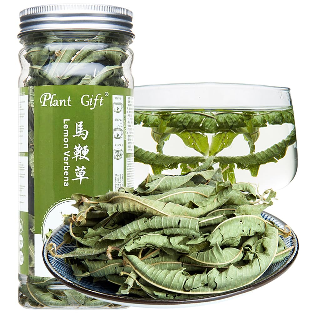 Plant Gift 100% Lemon Verbena Tea Natural Herbal Loose Dried Lemon Leaves flower - Non-GMO - Caffeine-free - 10g/0.352oz