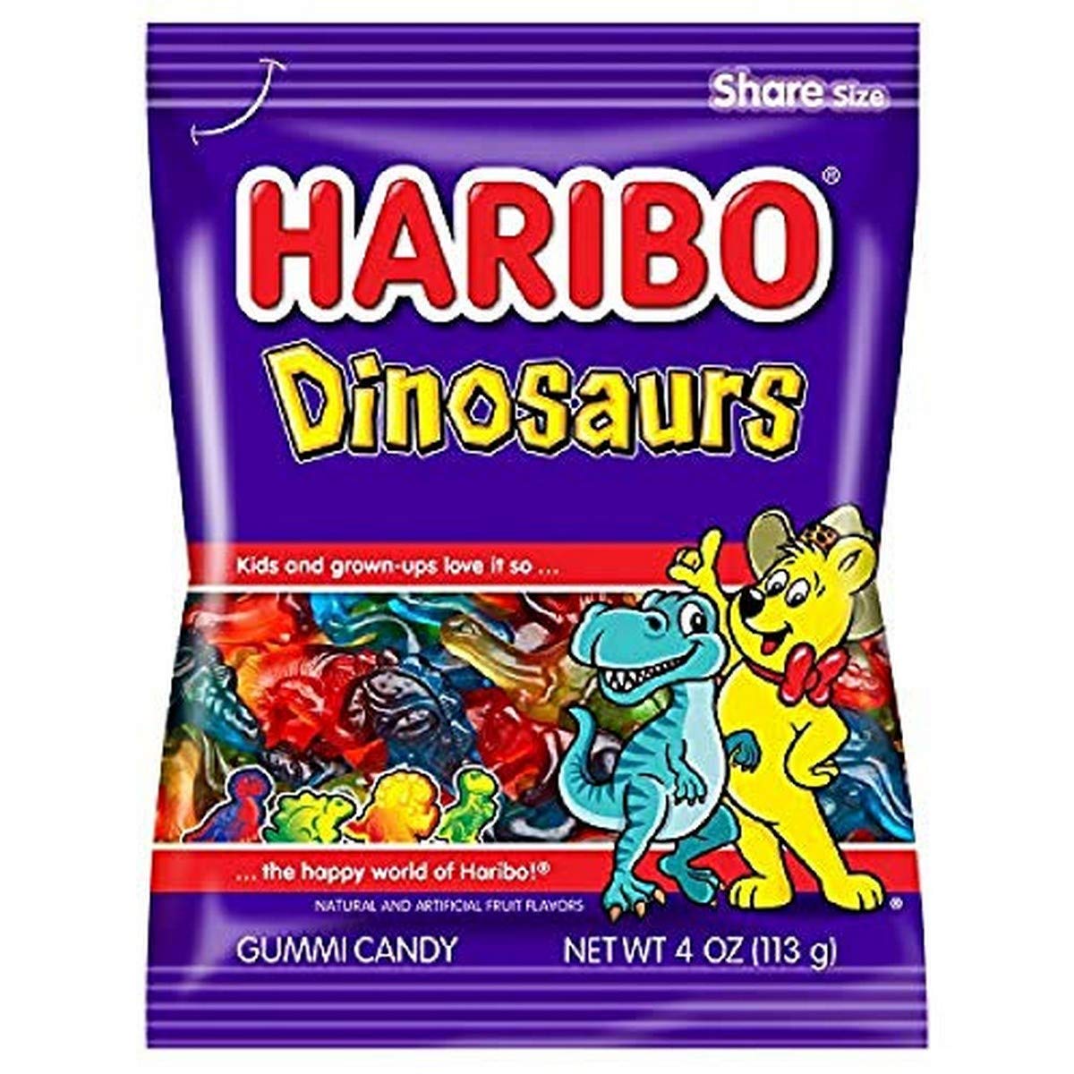 Haribo Gummi Candy, Happy-Cola, 4 oz. Bag (Pack of 12)