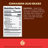 Cinnamon Bears Gummy Candy | 2 Pound Pack | Nostalgic Chewy Candy | Sweet and Spicy Gelatin Free Gummies for Snacking and Gifting | Red Gummies