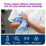 Tork Heavy Duty Paper Wiper W4, Glass Cleaning, 5 x 90 Sheets, 440278