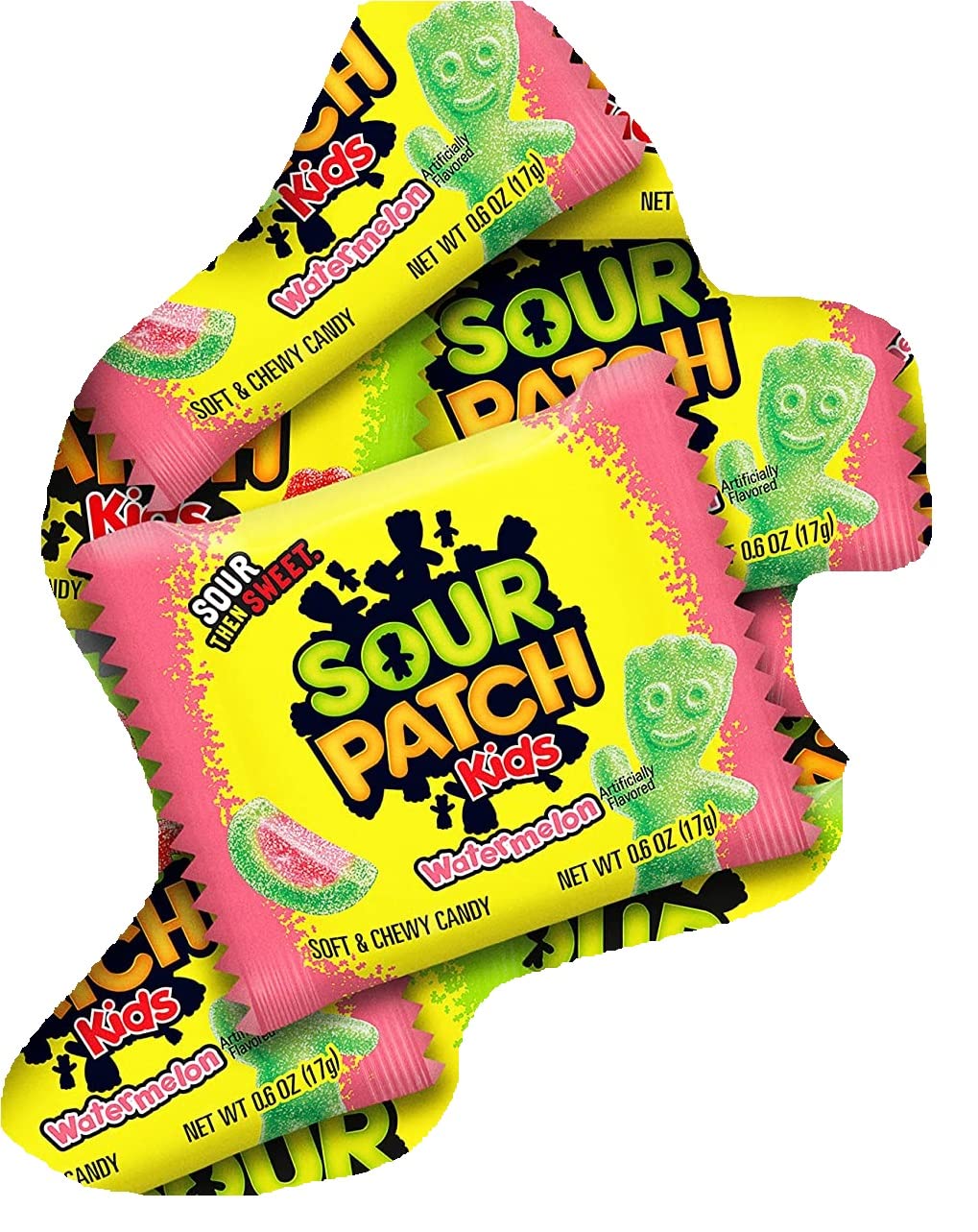 Bulk Gummy Candy, Watermelon, 70 Individually Wrapped 0.6oz packs
