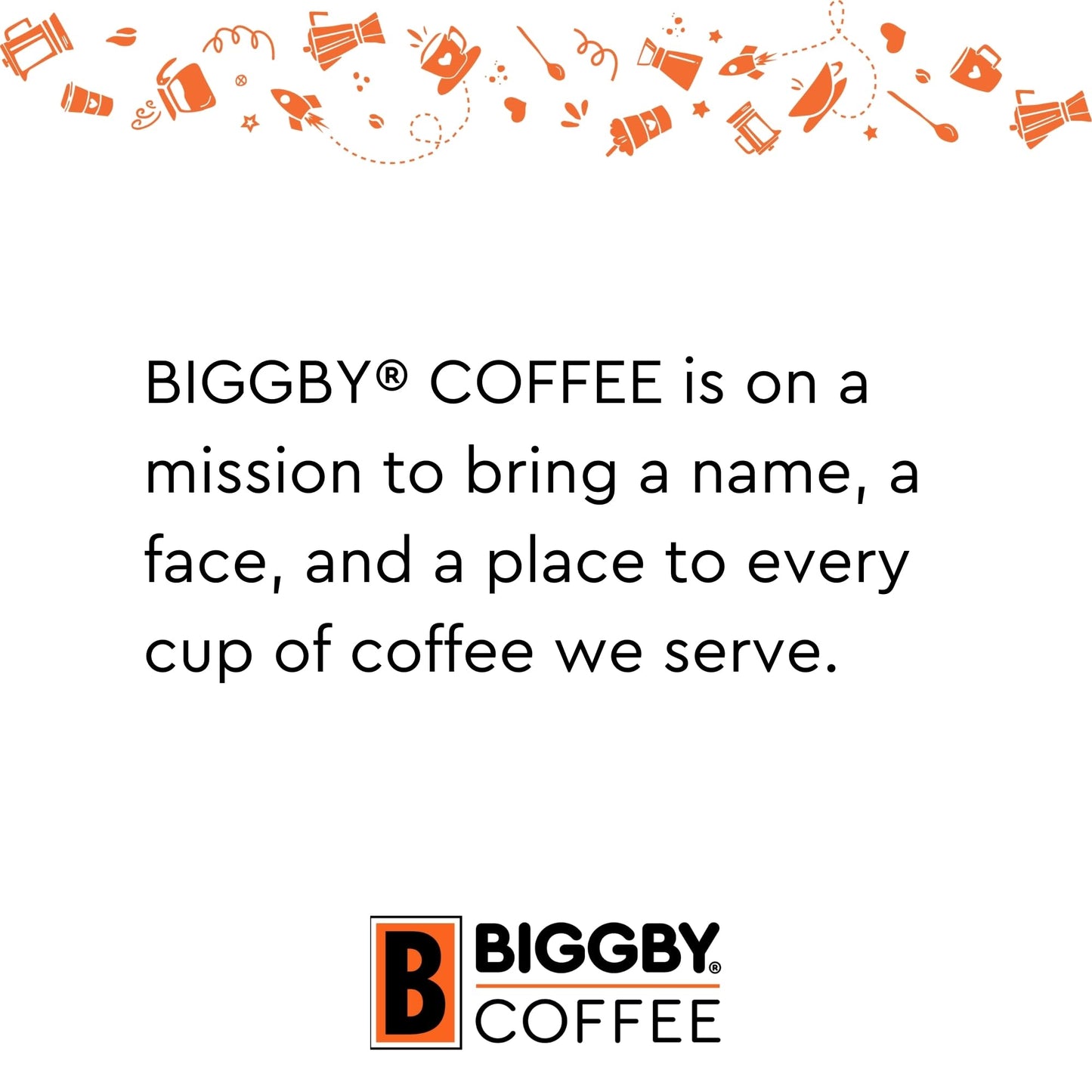 BIGGBY® El Recreo Whole Bean Coffee, 100% Farm-Direct, Single Origin, 8oz Bag, Medium Roast