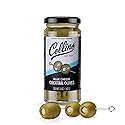 Collins Gourmet Blue Cheese Olives, Premium Stuffed-Cheese Garnish for Cocktails, Martinis, Bloody Marys, Snack Trays, Charcuterie, and Salads