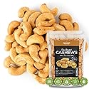 Oven Dry Roasted Fancy with Sea Salt-1.5 lb | Whole Cashews | No Oil | No PPO | Vegan and Keto Friendly | Made from Natural