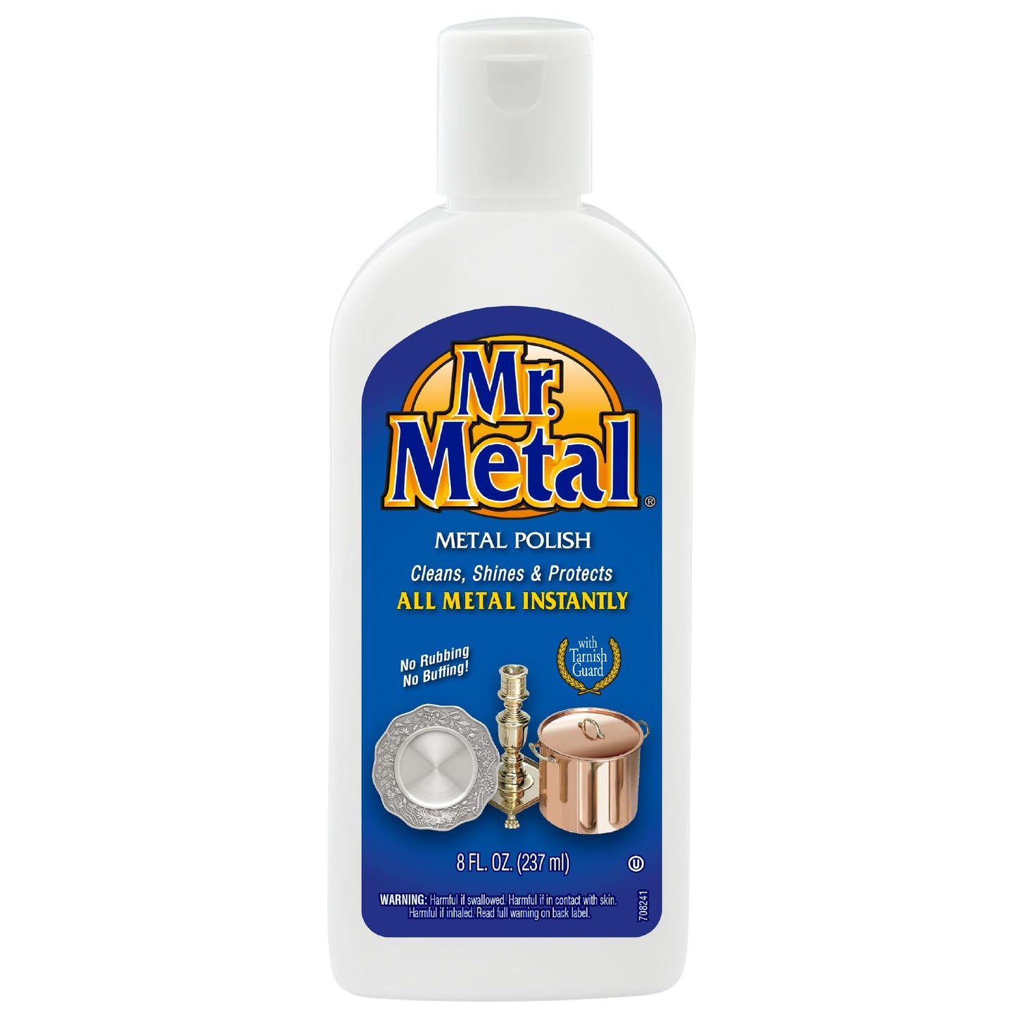 Mr. Metal Metal Polish Liquid All Metal Multipurpose Cleaner, Non-Abrasive, Instant Sterling Silver Cleaner, Brass and Stainless Steel Cleaner, Grime