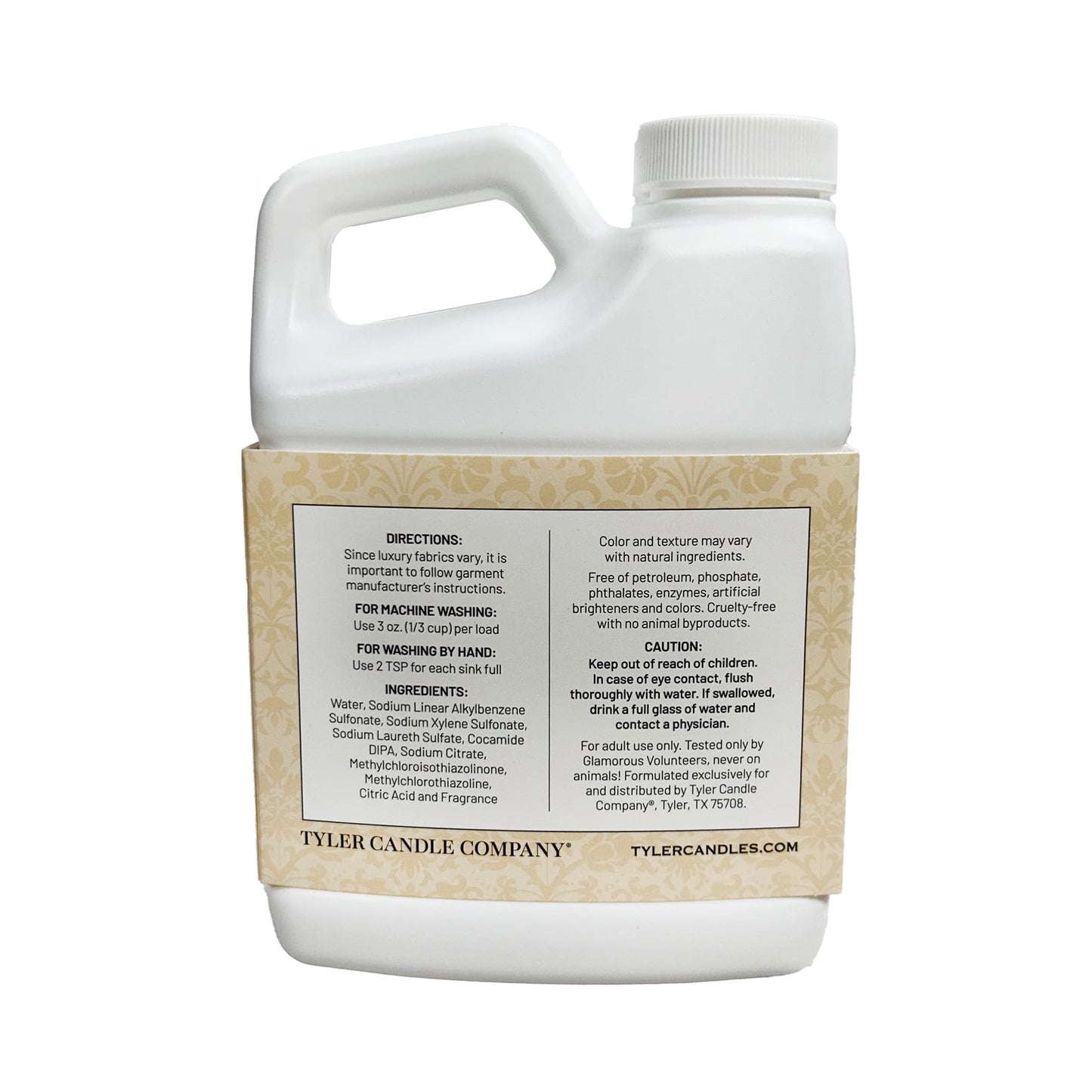 Tyler Candle Company - Glamorous Wash - Bless Your Heart fragrance - 128oz / 3.78Liters