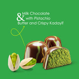 Fiorella Dubai Chocolate Gift Box, 24 Count, Premium Gourmet Milk Chocolate with Pistachio, Butter & Crispy Knafeh, Food Gifts for Holiday Gift