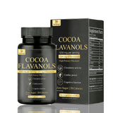 High Flavanol Cocoa Powder, 1200mg Flavanols per Serving, Natural Unsweetened Dutch Cocoa for Baking, Cooking & Beverages, Rich Dark Chocolate Flavor (01)