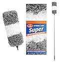 ZZ LAZYCOTTAGE Microfiber Feather Duster for High Reach, Lightweight Ceiling Fan Cleaner, 91.5" Telescopic Pole, Cobweb Duster with Extension Pole