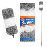 ZZ LAZYCOTTAGE Microfiber Feather Duster for High Reach, Lightweight Ceiling Fan Cleaner, 91.5" Telescopic Pole, Cobweb Duster with Extension Pole