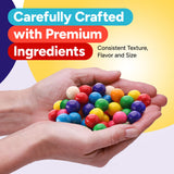 Gumballs for Gumball Machine Refills -Assorted Fruit Flavored Gum Balls - 0.5" Mini Bubble Gum - Bulk Gum Bag 15 OZ - Chewing Gum for Kids - Double