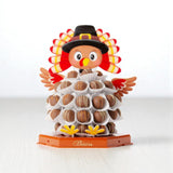 Biens Chocolate Centerpieces, Thanksgiving Box, Toby the Bien Turkey Tower, 50 Piece Hand Decorated Chocolates with Serving Platter, Ready to Serve