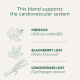 Traditional Medicinals Organic, Hibiscus Tea - Supports Normal Heart Health & Cardiovascular Wellness - Kosher, Non-GMO, Caffeine-Free, Compostable