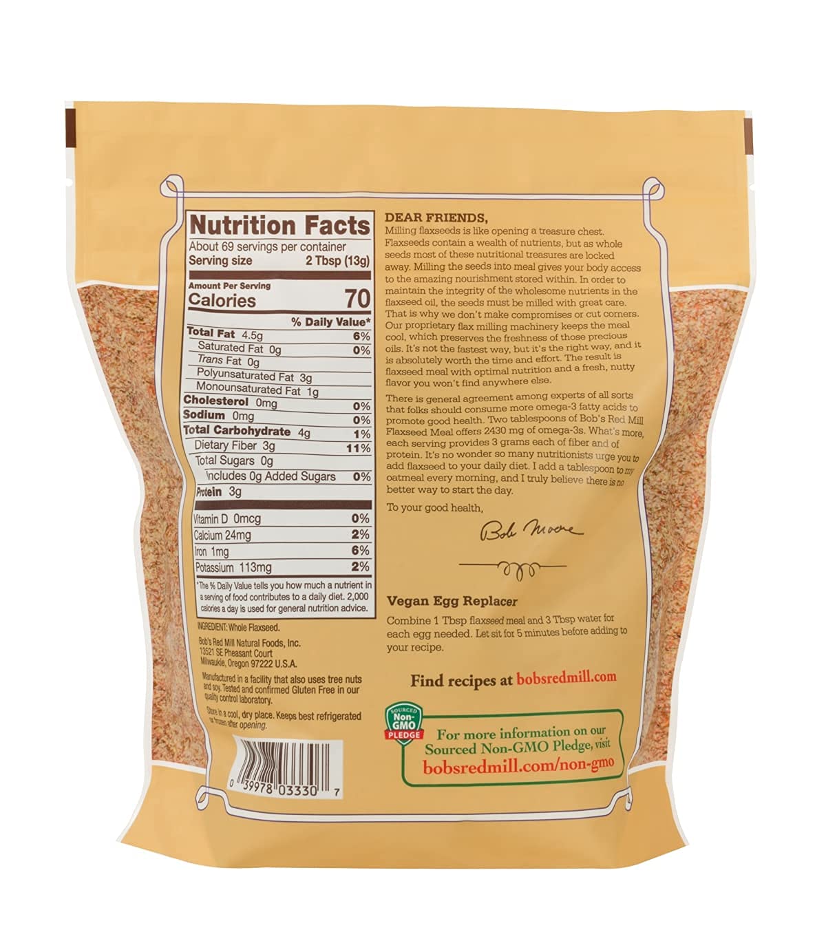 Bob's Red Mill Flaxseed Meal, 32 OZ