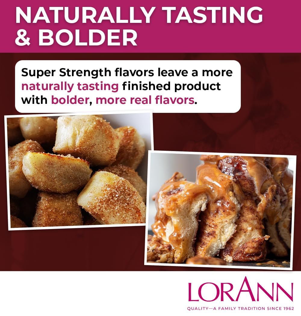 LorAnn Oils Super Strength Flavoring - Used For Candy Making, Flavoring, Baking, Hard Candy, & Flavor Oils - Bold, Natural Flavors 4X Stronger Than