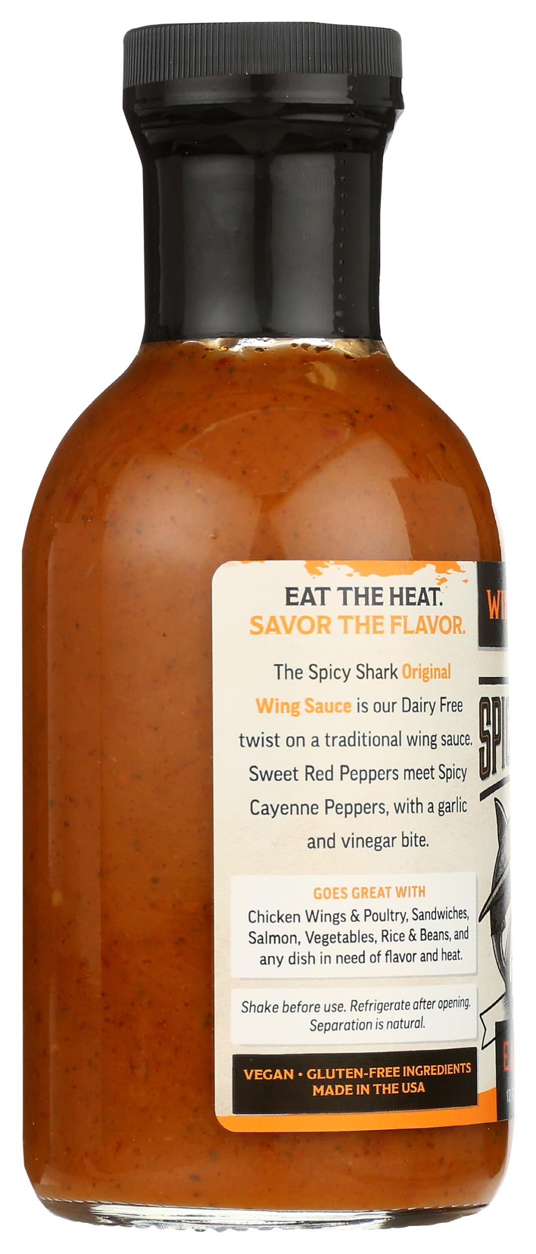 The Spicy Shark Original Medium Wing Sauce, 12 FZ