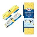 LOLA Cellulose SqueezeMatic Butterfly Sponge Mop Refill, 9", Replacement Head, Floor Cleaning, Comparable w/Quickie Type S Sponge Mop Refill