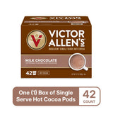 Victor Allen's Milk Chocolate Hot Cocoa, 42 Count, Single Serve K-Cup Pods for Keurig K-Cup Brewers