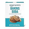 Amazon Grocery, Baking Soda for Baking and Freshening, 16 Oz
