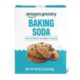 Amazon Grocery, Baking Soda for Baking and Freshening, 16 Oz