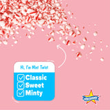 Atkinson's Mint Twists Crushed - Peppermint Red & White Candy - Gluten Free, Kosher, Vegan - Great for Baked Goods and Sweet Treats - 8 oz. Peg Bag