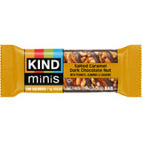 KIND Mini Snack Bars Variety Pack, Gluten Free, Low Sugar, Low Calorie Snacks, Salted Caramel Dark Chocolate Nut, Dark Chocolate Almond Coconut, 20