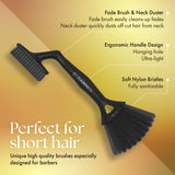 Olivia Garden Barber Fade Duster, Recycled ABS Handle, Professional Dust Removal for Clean Cuts