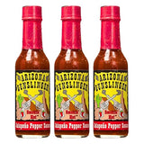 RetailSource Arizona Gunslinger Smokin' Red Jalapeño Pepper Sauce, 5 oz., 3 Bottles