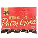 HERSHEY'S Christmas Pot of Gold Assorted Milk and Dark Chocolate Truffles Box, Candy Gift Set, 24 Total Pieces, 8.57 Ounces