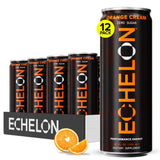 Echelon Performance Energy Drink Orange Cream - Zero Sugar, 200mg Natural Caffeine, Muscular Endurance, Nootropic Focus, Prebiotic Fiber, B Vitamins