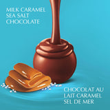 Lindt LINDOR Milk Caramel Sea Salt Chocolate Truffles, 150-Gram Bag