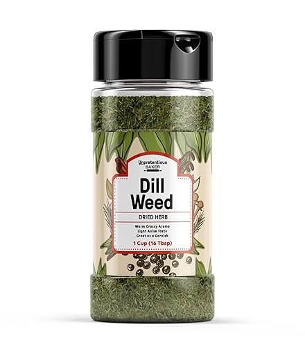 Unpretentious Dill Weed, 1 Cup, Light Anise Taste, Garnish