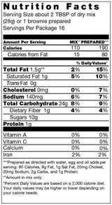 Pamela's Gluten Free Chocolate Brownie Mix, 16 oz (454 g)