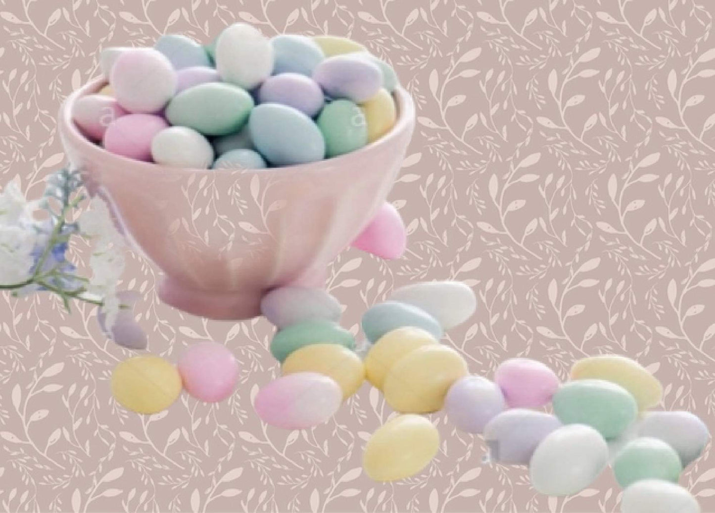 Sconza Assorted Jordan Almonds | Candy Coated California Almonds | Made in the USA |Pack of 1 (16 Ounce)