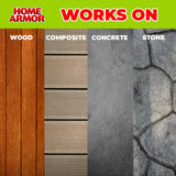 Home Armor Deck & Patio Wash, 1 Gal., Lifts Stains from Dirt and Grime to Keep Decks and Patios Looking Great Over Their Lifespan, Used on Wood