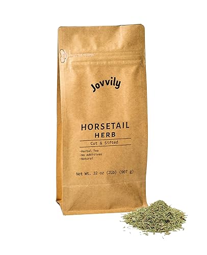 Jovvily Horsetail Herb - 2 lb - Cut & Sifted - Herbal Tea - No Fillers Or Additives