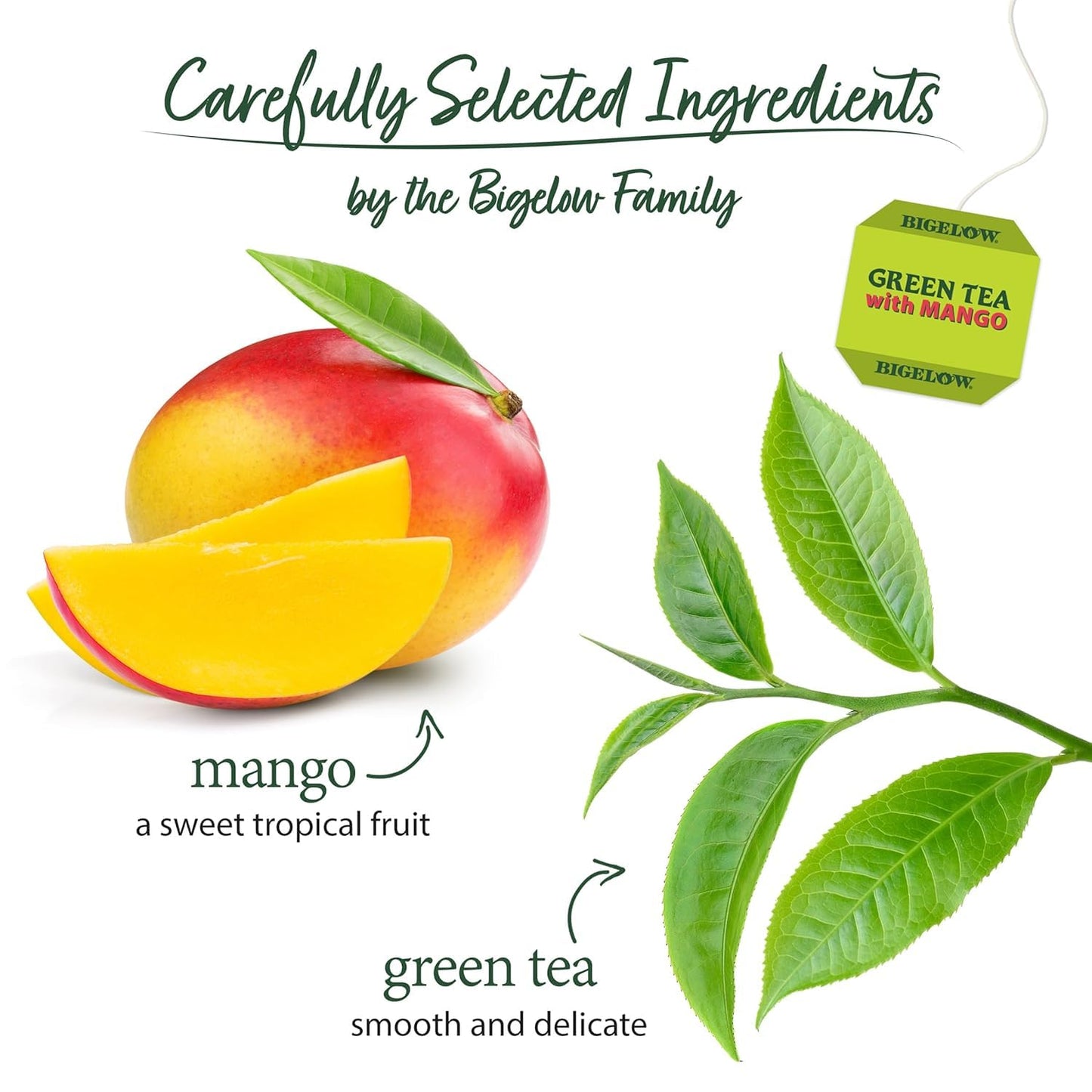 Bigelow Tea Grn Mango 20bg