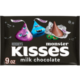 HERSHEY'S KISSES Milk Chocolate Monster, Halloween Candy Bag, 9 oz