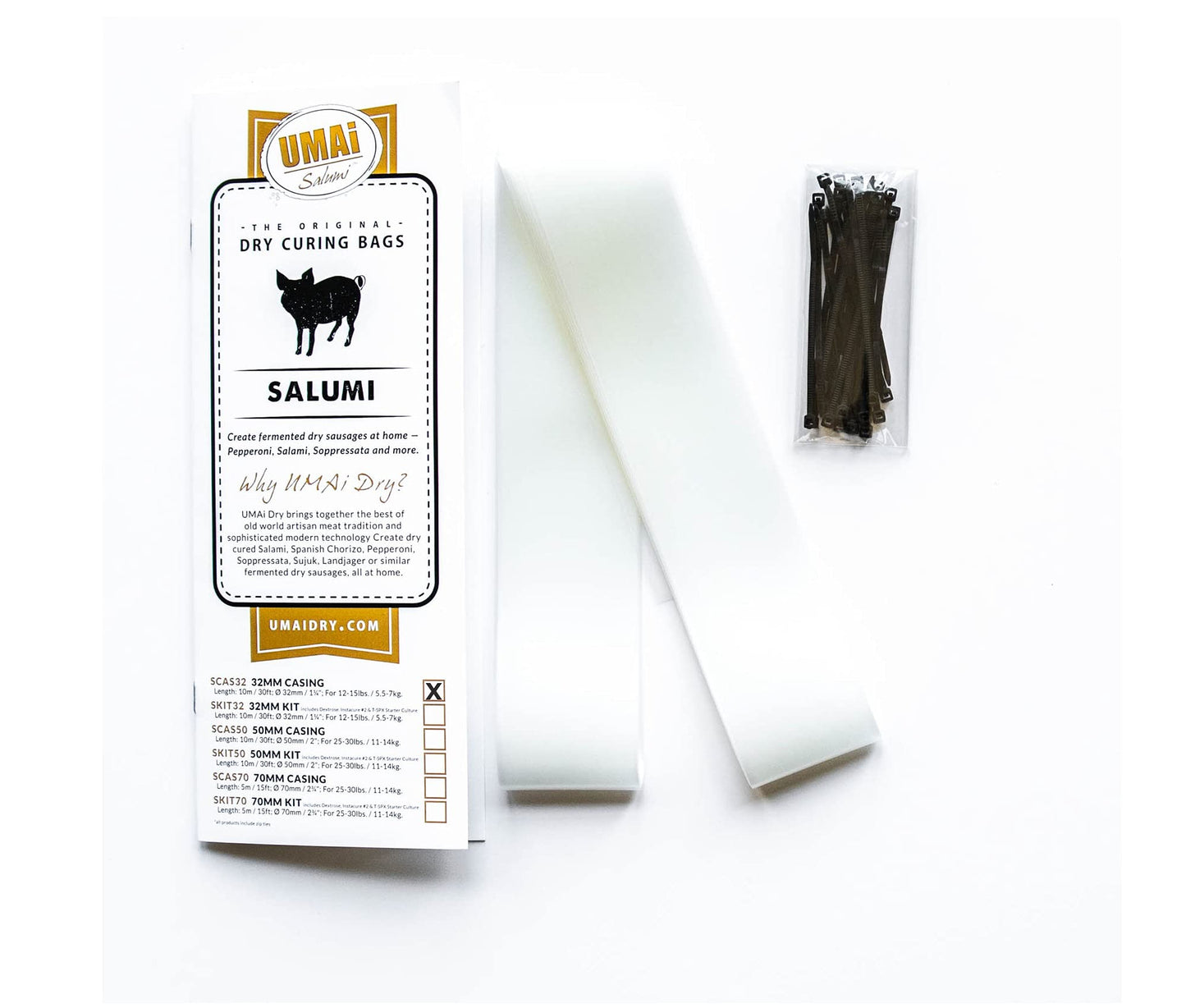 UMAi Dry Artisan Dry Sausage Kit - 32 mm (1 1/4")