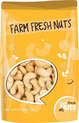 Dry Roasted Cashews Salted | Baked In Small Batches for added freshness | Without Oil | Perfectly Crunchy Naturally Delicious (2 LBs) By Farm Fresh