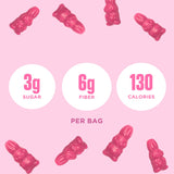 SmartSweets Berry Bunnies Easter Candy, 1.8oz (Pack of 14),Gummy Candy with Low Sugar, Low Calorie, No Artificial Sweeteners, Plant-Based