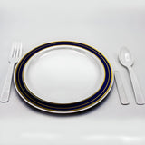 Party Dimensions Plastic White | Pack of 48 Cutlery Combo, 48 count