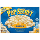 Pop Secret Butter 3 pk Microwave Popcorn 9.6oz