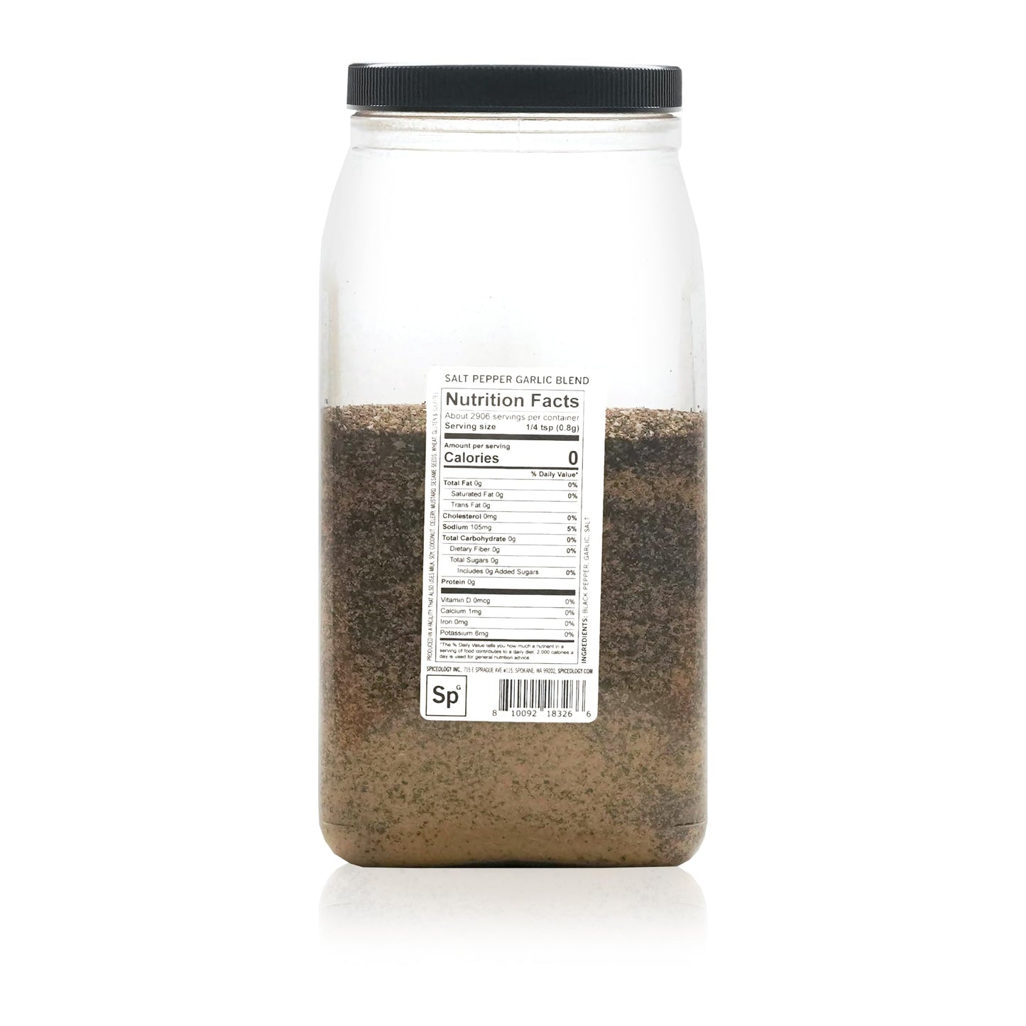 Spiceology - Salt Pepper Garlic (SPG) Seasoning - Premium Spice Blend for Beef, Pork, Poultry & Veggies - Ideal as Steak Rub, BBQ Seasoning