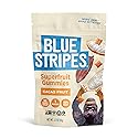 Blue Stripes Cacao Superfruit Gummies - Vegan Chewy Fruity Snack, No Sugar Added 100% Fruit Gummy, 9 Essential Vitamins & Minerals, Natural Tropical