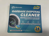 Maravello Garbage Disposal Cleaner and Deodorizer 28 Tablets Sink Foaming Garbage Disposer Freshener - Kitchen Drain Cleaning Pods with Apple Fresh
